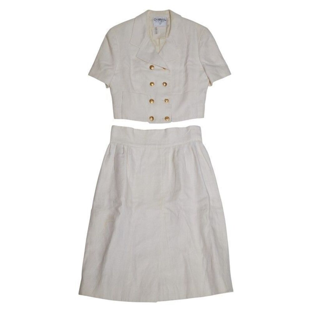 Chanel Coco Mark Button Setup Jacket Short Sleeve… - image 1